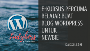 Belajar Buat Blog WordPress